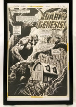 Load image into Gallery viewer, Swamp Thing #1 pg. 2 by Bernie Wrightson 11x17 FRAMED Original Art Poster DC Comics