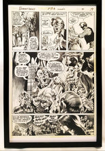 Load image into Gallery viewer, Swamp Thing #5 pg. 13 by Bernie Wrightson 11x17 FRAMED Original Art Poster DC Comics