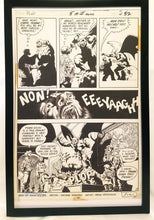 Load image into Gallery viewer, PLOP #5 pg. 6 by Bernie Wrightson 11x17 FRAMED Original Art Poster DC Comics