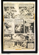 Load image into Gallery viewer, Swamp Thing #9 pg. 18 by Bernie Wrightson 11x17 FRAMED Original Art Poster DC Comics