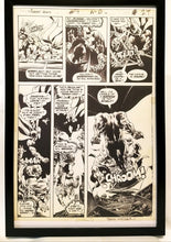 Load image into Gallery viewer, Swamp Thing #7 pg. 16 by Bernie Wrightson 11x17 FRAMED Original Art Poster DC Comics
