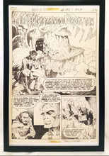 Load image into Gallery viewer, House of Mystery #195 pg. 1 by Bernie Wrightson 11x17 FRAMED Original Art Poster DC Comics