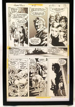 Load image into Gallery viewer, Swamp Thing #4 pg. 11 by Bernie Wrightson 11x17 FRAMED Original Art Poster DC Comics