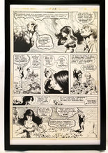 Load image into Gallery viewer, Swamp Thing #5 pg. 22 by Bernie Wrightson 11x17 FRAMED Original Art Poster DC Comics