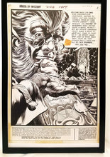 Load image into Gallery viewer, House of Mystery #206 pg. 1 by Bernie Wrightson 11x17 FRAMED Original Art Poster DC Comics