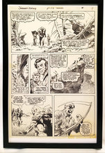 Load image into Gallery viewer, Swamp Thing #5 pg. 8 by Bernie Wrightson 11x17 FRAMED Original Art Poster DC Comics