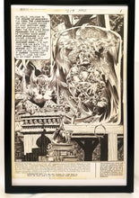 Load image into Gallery viewer, House of Mystery #219 pg. 1 by Bernie Wrightson 11x17 FRAMED Original Art Poster DC Comics