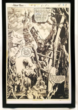 Load image into Gallery viewer, Swamp Thing #2 pg. 8 by Bernie Wrightson 11x17 FRAMED Original Art Poster DC Comics
