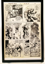 Load image into Gallery viewer, Swamp Thing #5 pg. 2 by Bernie Wrightson 11x17 FRAMED Original Art Poster DC Comics