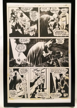 Load image into Gallery viewer, Swamp Thing #7 pg. 18 by Bernie Wrightson 11x17 FRAMED Original Art Poster DC Comics