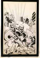 Load image into Gallery viewer, Metal Men #45 by Walter Simonson 11x17 FRAMED Original Art Poster DC Comics