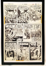 Load image into Gallery viewer, Swamp Thing #9 pg. 19 by Bernie Wrightson 11x17 FRAMED Original Art Poster DC Comics