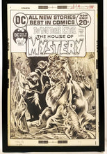 Load image into Gallery viewer, House of Mystery #204 by Bernie Wrightson 11x17 FRAMED Original Art Poster DC Comics