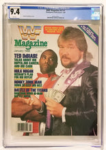 Load image into Gallery viewer, WWF Magazine January 1988 CGC 9.4 -Ted DiBiase's 1st WWF cover, highest on census!