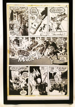 Load image into Gallery viewer, Swamp Thing #7 pg. 3 by Bernie Wrightson 11x17 FRAMED Original Art Poster DC Comics