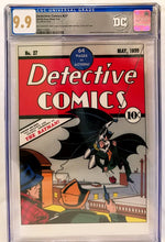 Load image into Gallery viewer, Detective Comics #27 CGC 9.9 - Pure Foil Silver Replica New Zealand Mint Edition