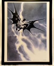 Load image into Gallery viewer, Batman Dark Knight by Jae Lee FRAMED 12x16 Art Print DC Comics Poster