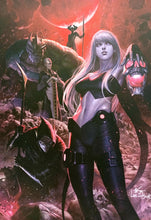 Load image into Gallery viewer, Magik & Black Order by Inhyuk Lee 9.5x14.25 Art Print Marvel Comics Poster