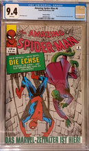 Load image into Gallery viewer, Amazing Spider-Man #6 German Facsimile Edition CGC 9.4 - 1st Lizard (Marvel Comics)