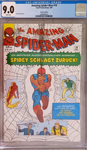 Load image into Gallery viewer, Amazing Spider-Man #19 German Facsimile Edition CGC 9.0 - 1st Mac Gargan (Marvel Comics)