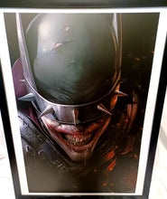 Load image into Gallery viewer, Batman Who Laughs by Francesco Mattina FRAMED 12x16 Art Print DC Comics Poster