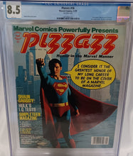 Load image into Gallery viewer, Pizzazz Magazine #16 Jan 1979 CGC 8.5 - Crazy Superman on a Marvel Comic cover!