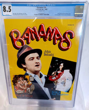 Load image into Gallery viewer, Bananas #34 1980 CGC 8.5 - RARE John Belushi Elvis Robin Williams cover