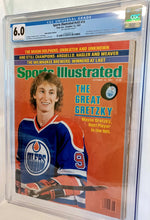 Load image into Gallery viewer, Sports Illustrated Oct 12, 1981 Magazine CGC 6.0 - Wayne Gretzky First Cover RC