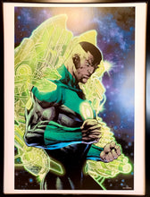 Load image into Gallery viewer, John Stewart Green Lantern by Jim Lee FRAMED 12x16 Art Print DC Comics Poster