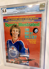 Load image into Gallery viewer, Sports Illustrated Oct 12, 1981 Magazine CGC 5.5 - Wayne Gretzky First Cover RC