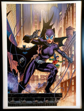 Load image into Gallery viewer, Catwoman and Batman by Jim Lee FRAMED 12x16 Art Print DC Comics Poster