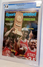 Load image into Gallery viewer, Sports Illustrated April 11, 1983 Magazine CGC 7.0 - NC State wins NCAA cover Newsstand