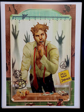 Load image into Gallery viewer, John Constantine Hellblazer by Kevin Wada FRAMED 12x16 Art Print DC Comics Poster
