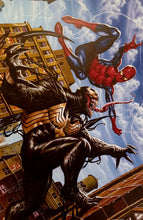 Load image into Gallery viewer, Spider-Man vs. Venom by Mark Brooks 9.5x14.25 Art Poster Print New Marvel Comics