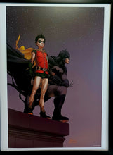 Load image into Gallery viewer, Batman and Robin by Frank Quitely FRAMED 12x16 Art Print DC Comics Poster