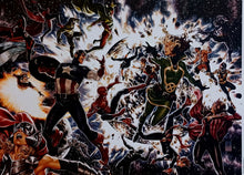 Load image into Gallery viewer, X-Men & Avengers by Mark Brooks 9.5x14.25 Art Poster Print New Marvel Comics