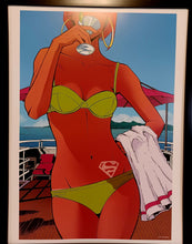 Load image into Gallery viewer, Supergirl by Joelle Jones FRAMED 12x16 Art Print DC Comics Poster