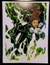 Load image into Gallery viewer, Jessica Cruz Green Lantern by Joelle Jones FRAMED 12x16 Art Print DC Comics Poster