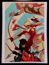 Load image into Gallery viewer, Team Green Arrow by James Jean FRAMED 12x16 Art Print DC Comics Poster