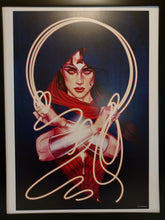 Load image into Gallery viewer, Wonder Woman by Jenny Frison FRAMED 12x16 Art Print DC Comics Poster