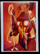 Load image into Gallery viewer, Wonder Girl by Jenny Frison FRAMED 12x16 Art Print DC Comics Poster