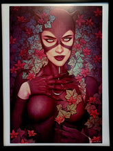 Load image into Gallery viewer, Catwoman by Jenny Frison FRAMED 12x16 Art Print DC Comics Poster
