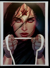 Load image into Gallery viewer, Wonder Woman by Jenny Frison FRAMED 12x16 Art Print DC Comics Poster