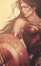 Load image into Gallery viewer, Wonder Woman by Jenny Frison FRAMED 12x16 Art Print DC Comics Poster