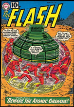 Load image into Gallery viewer, Flash #122 by Carmine Infantino 9x12 FRAMED Art Print, Vintage 1961 DC Comics