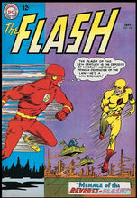Load image into Gallery viewer, Flash #139 w/ Reverse Flash 9x12 FRAMED Art Print, Vintage 1963 DC Comics