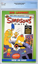 Load image into Gallery viewer, Itchy & Scratchy Comics #1 CGC 9.6 - RARE NEWSSTAND! (1993 Simpsons spin-off)