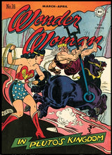 Load image into Gallery viewer, Wonder Woman #16 9x12 FRAMED Art Print, Vintage 1946 DC Comics