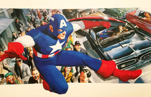 Captain America Marvels 11x16 Art Print by Alex Ross, New Marvel Comics cardstock