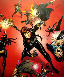 Black Widow by John Buscema 11.75x13 Art Print Poster Marvel Comics